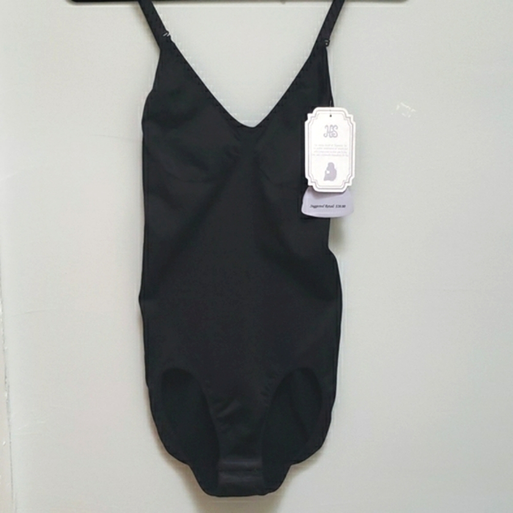 Heavenly Secrets Shapewear Seamless Control Body Briefer Size L Black
